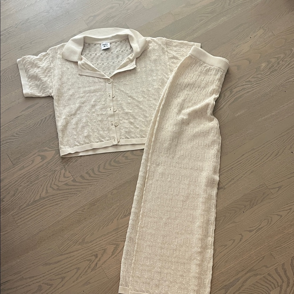 Princess Polly Cream Knit Set